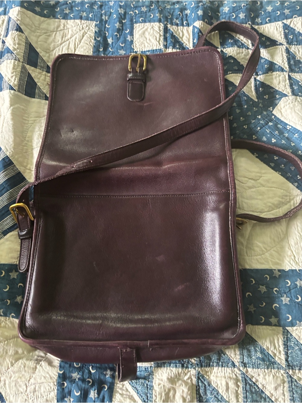 Vintage Coach Saddle Flap Pouch 9585 - Picture 4 of 11